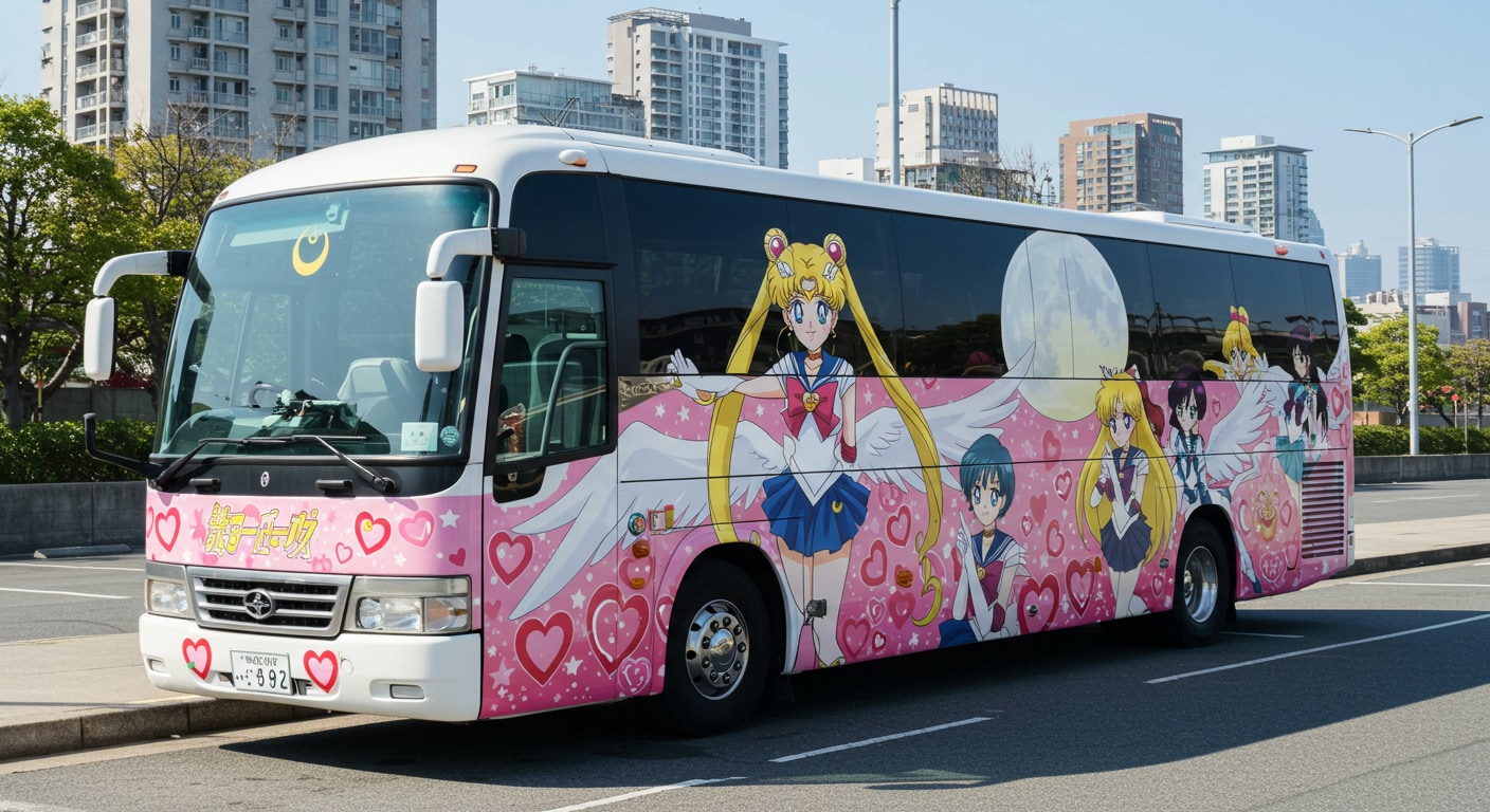 セーラームーン観光バス | の人気AIイラスト・グラビア