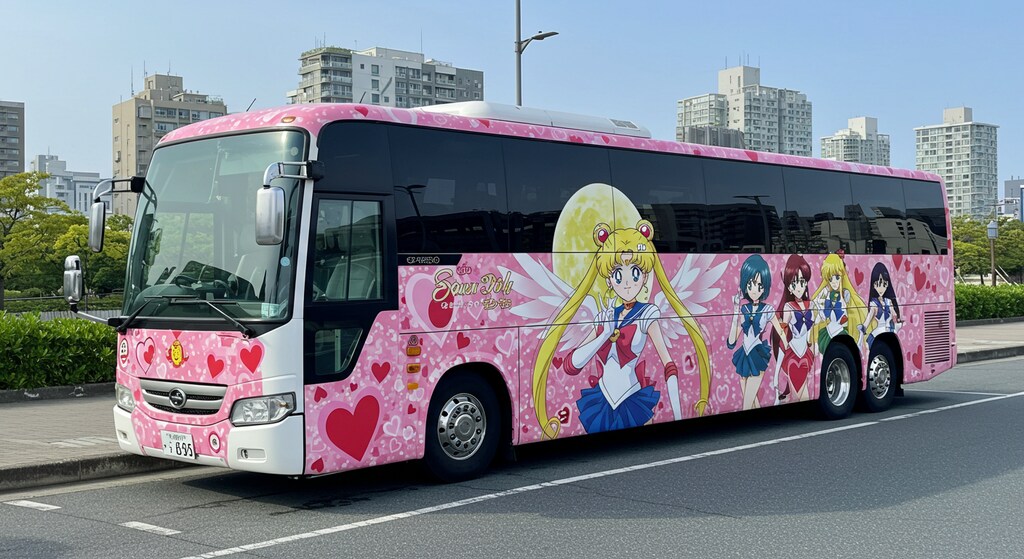 セーラームーン観光バス