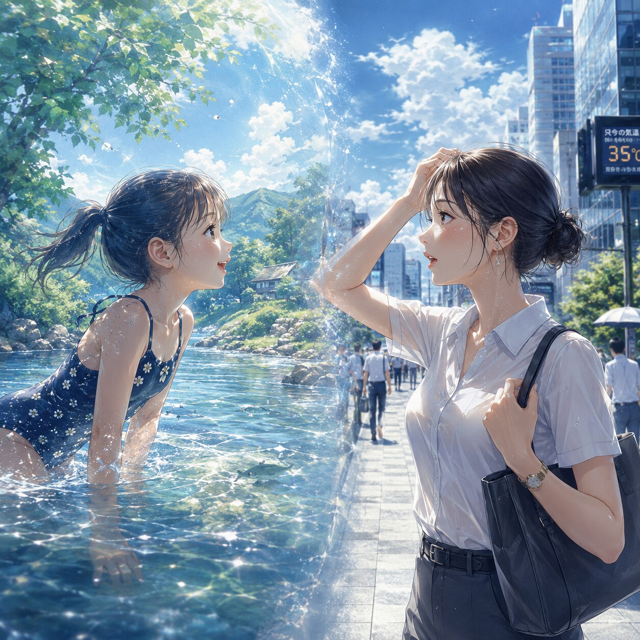 地元は涼しかったなぁ