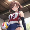 ドヤ顔バレー女子 4枚目