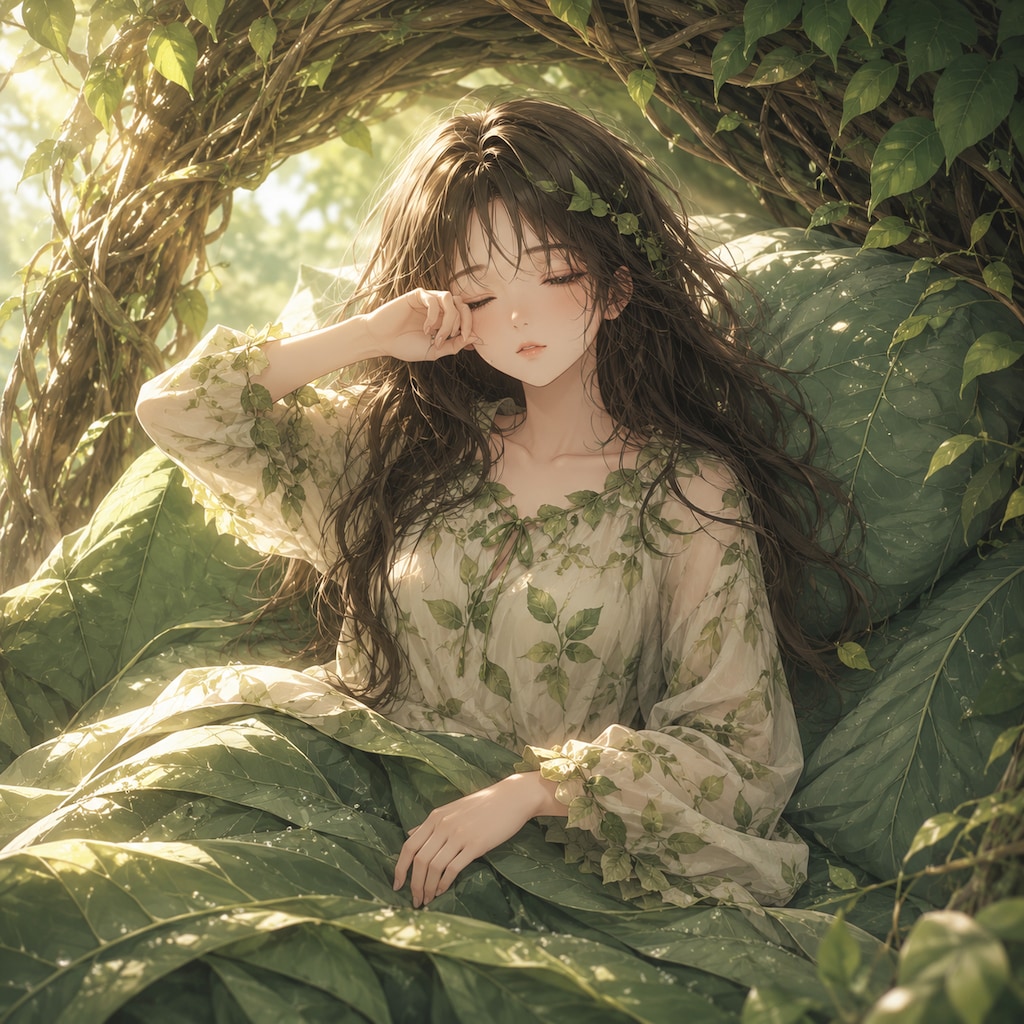 おはよー☀️（リーフちゃん）