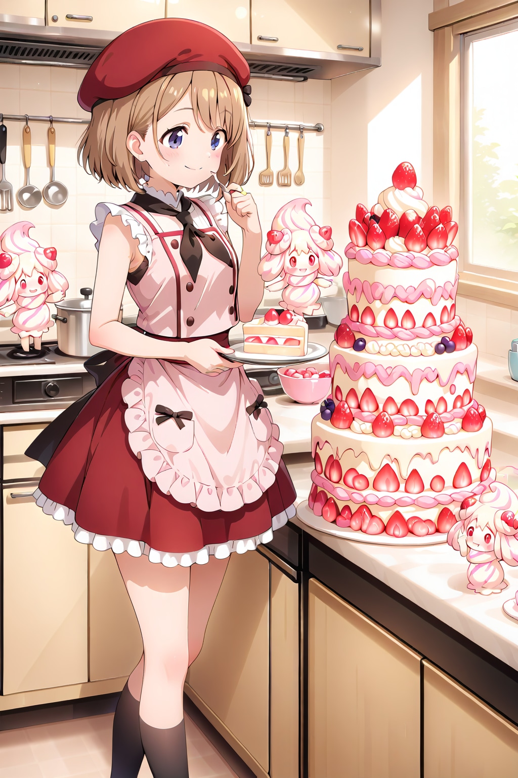 セレナとスイーツ | の人気AIイラスト・グラビア