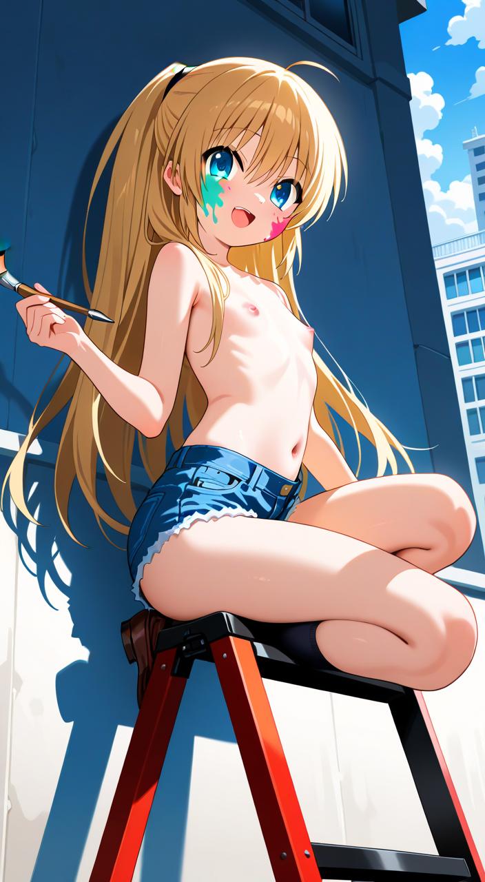 ペイントアート　朱鷺戸沙耶