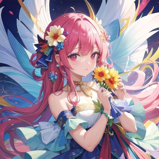 花開く白翼