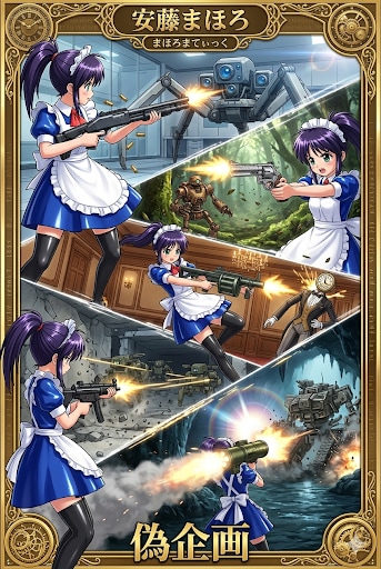 まほろまてぃっく　安藤まほろ　アクションシーン | の人気AIイラスト・グラビア