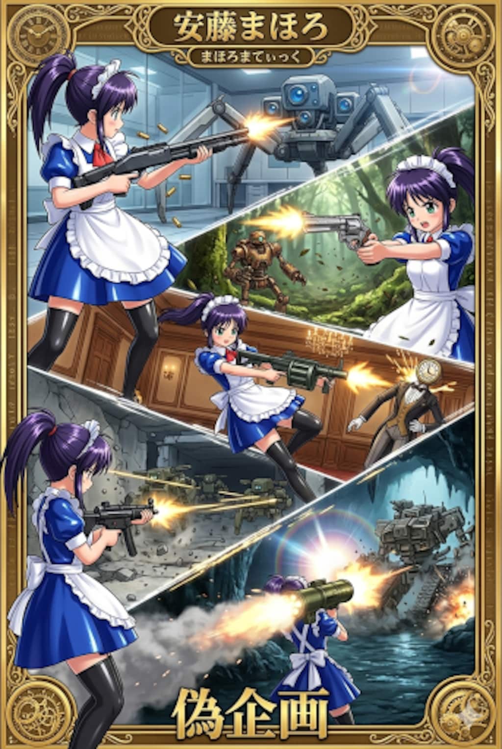 まほろまてぃっく　安藤まほろ　アクションシーン