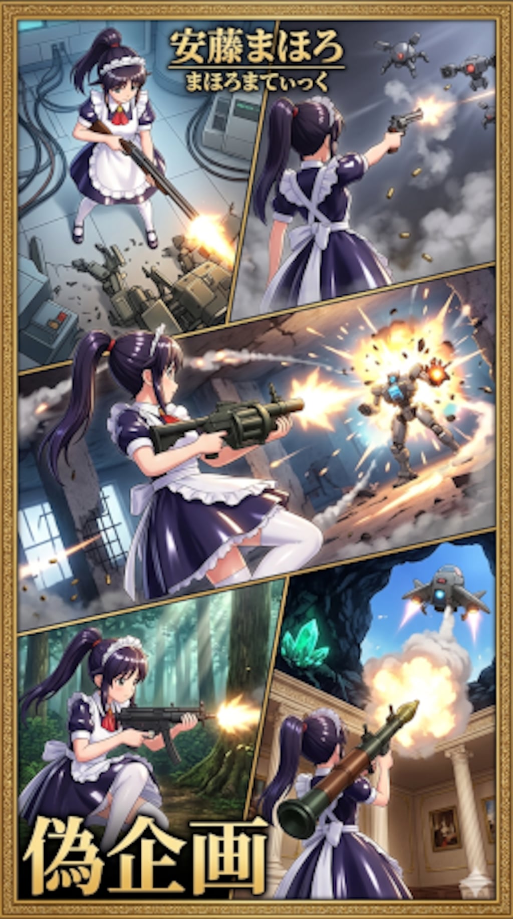 まほろまてぃっく　安藤まほろ　アクションシーン