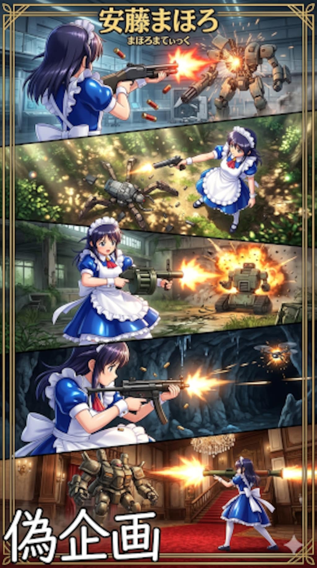 まほろまてぃっく　安藤まほろ　アクションシーン