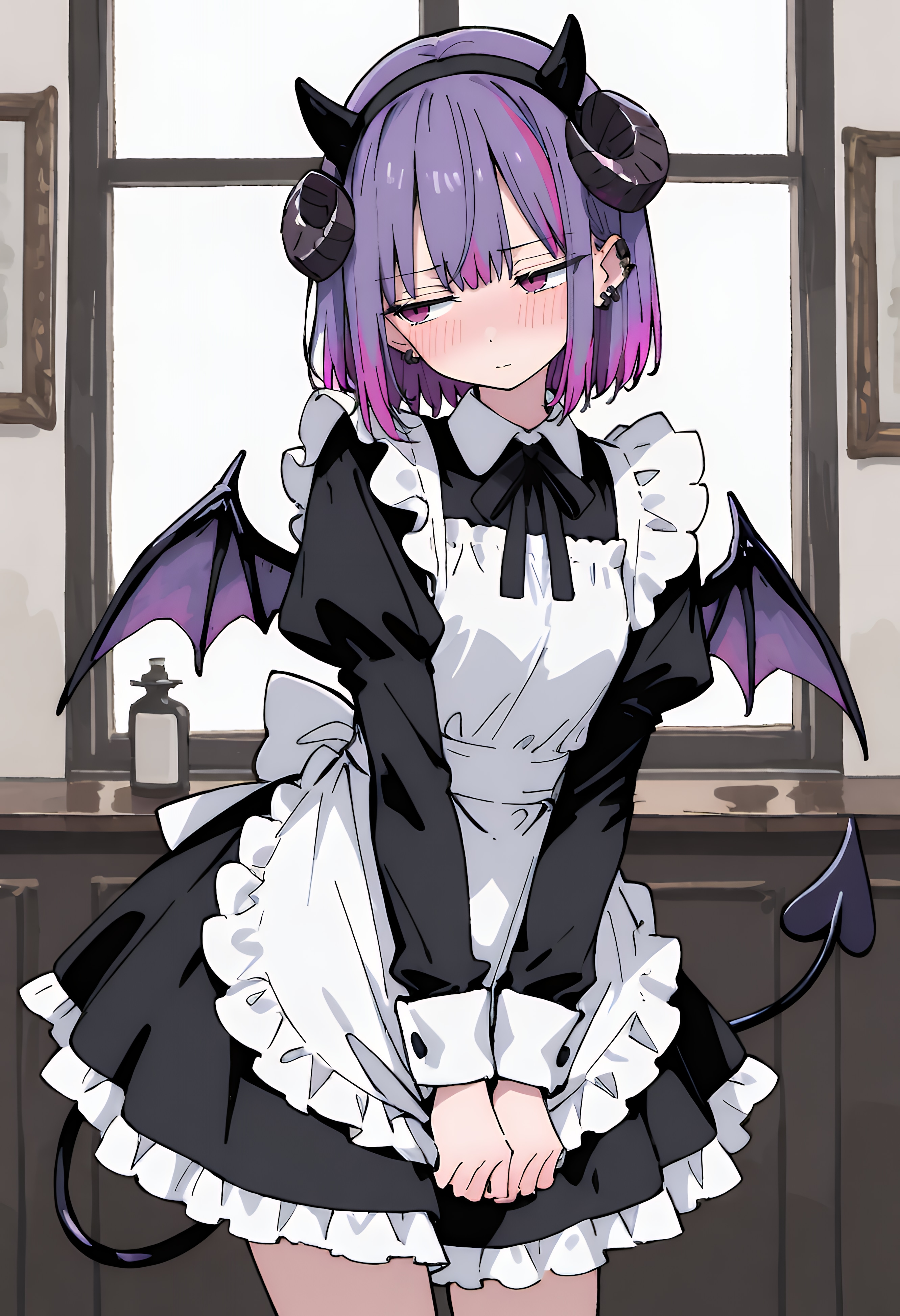 悪魔にメイド服 | の人気AIイラスト・グラビア