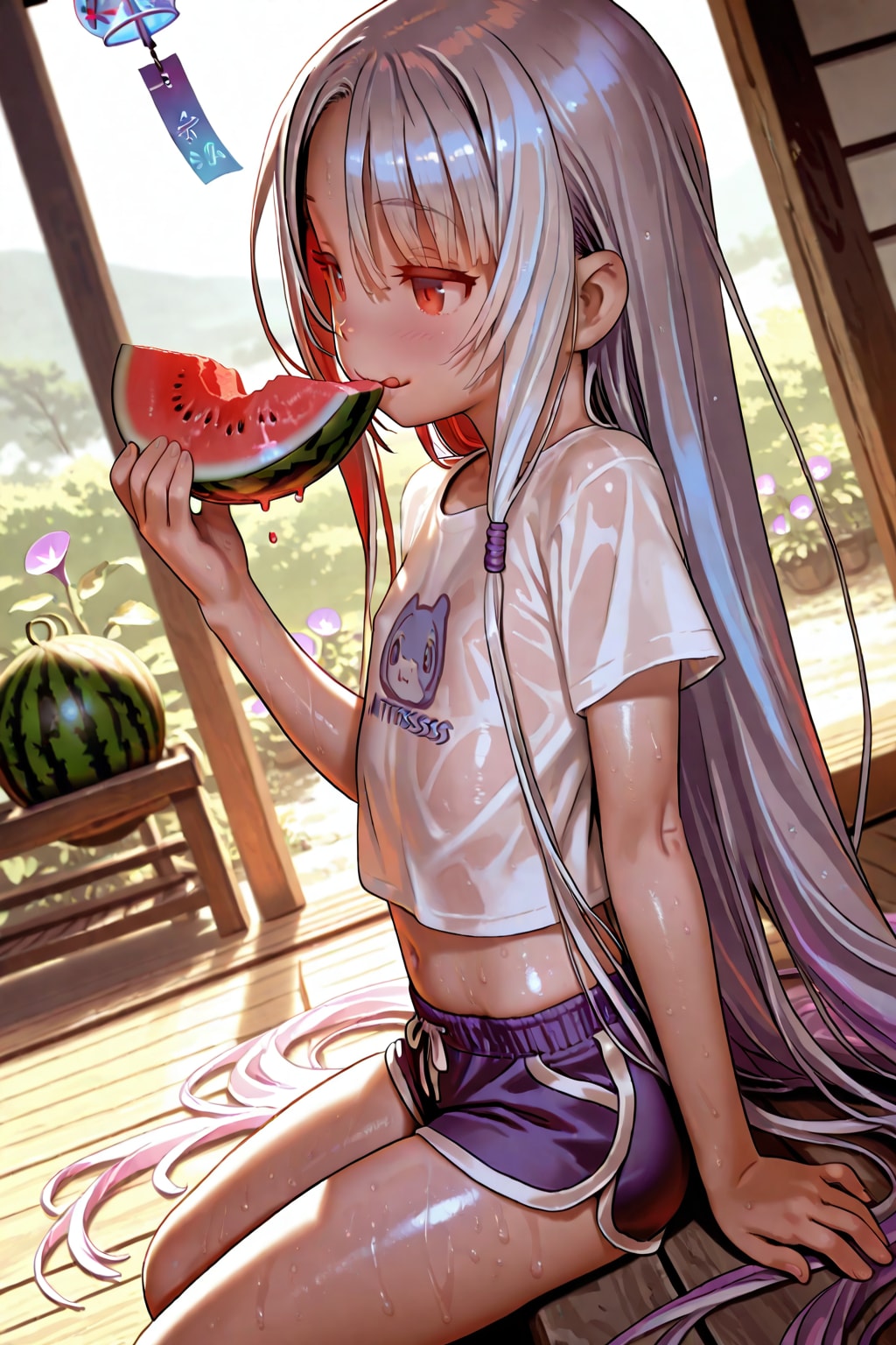 大神さまとスイカ