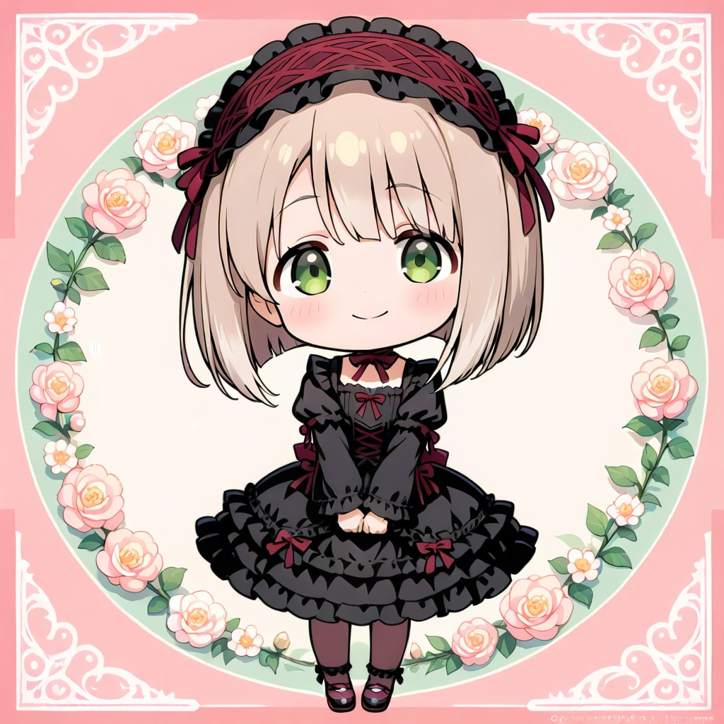 ゴスロリSDこはるちゃん | の人気AIイラスト・グラビア