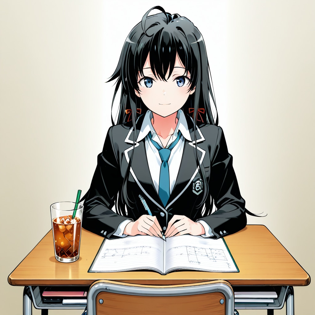 雪ノ下雪乃勉強中