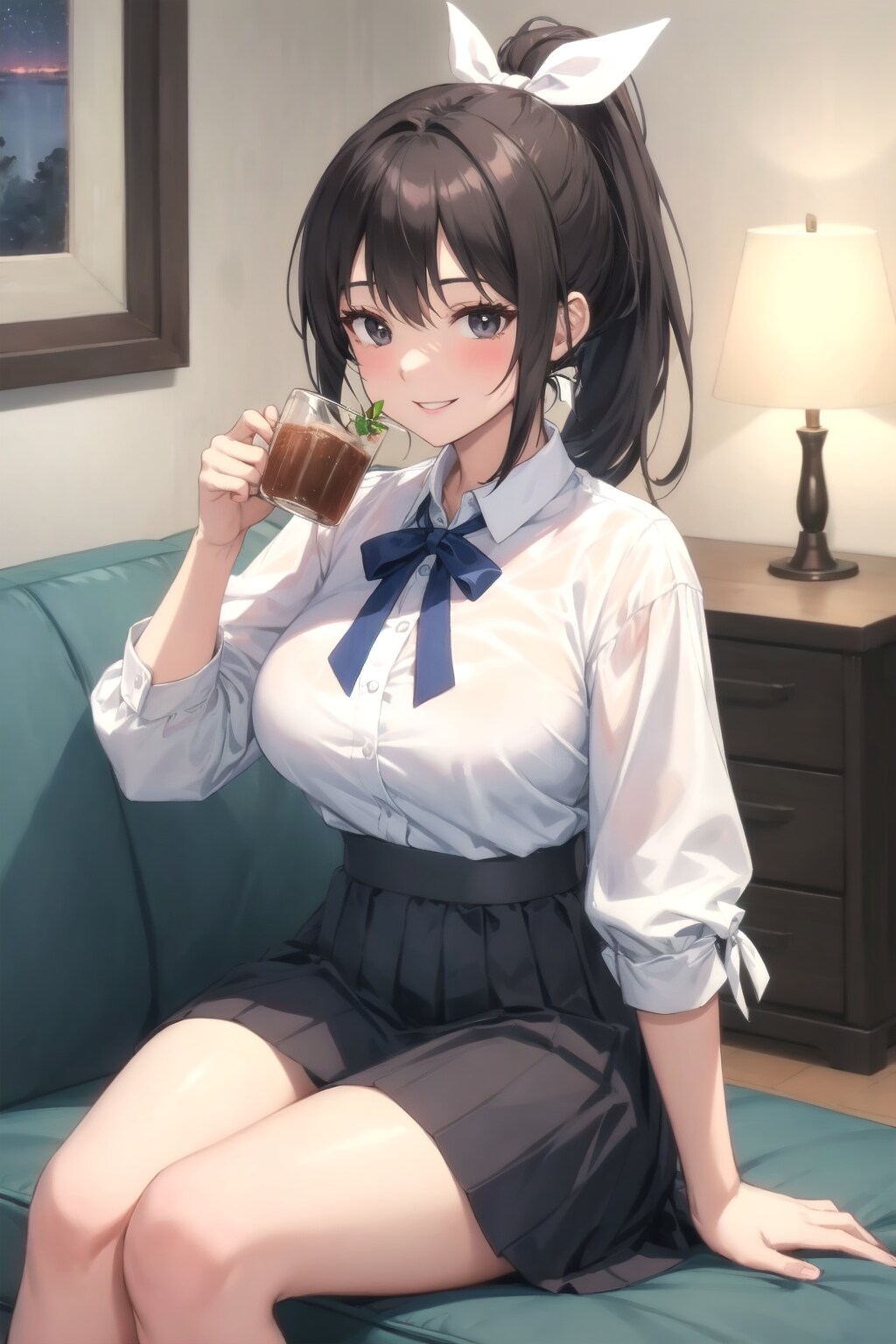 お茶、ありがとうね♪ | の人気AIイラスト・グラビア