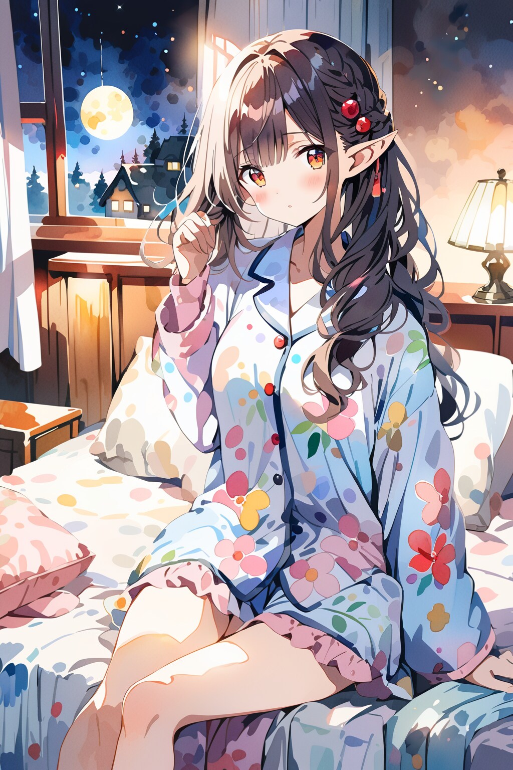 黒髪美人 | の人気AIイラスト・グラビア