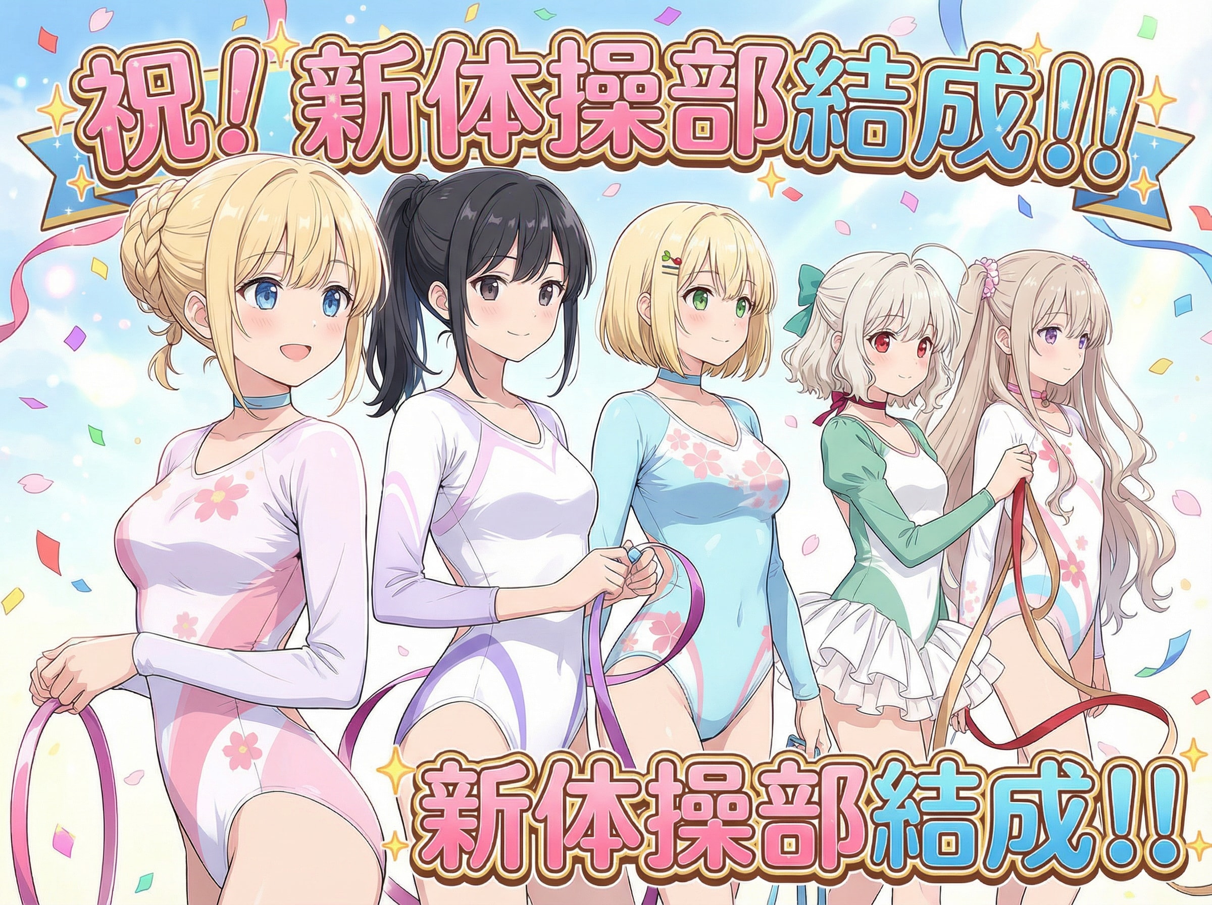 祝！新体操部結成