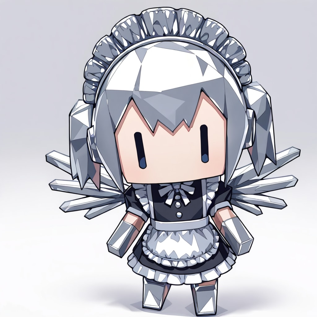 カクカクメタルチビメイドさん
