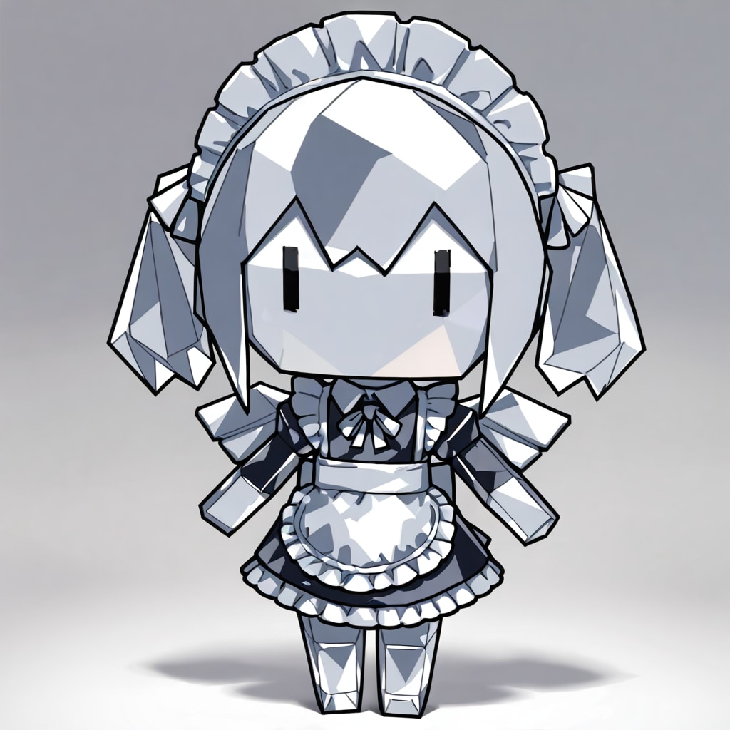 カクカクメタルチビメイドさん