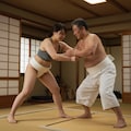 相撲に挑戦 2枚目