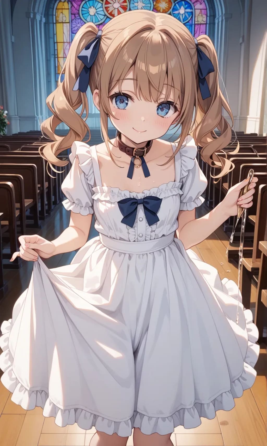 ロリータ白ワンピ