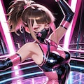 踊るくノ一ピンク 3枚目