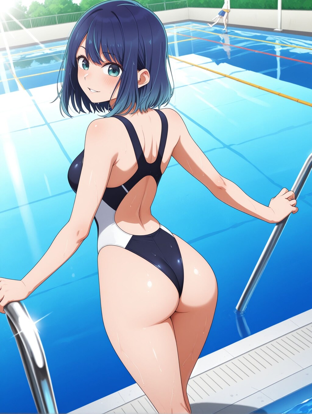 黒川あかね×競泳水着