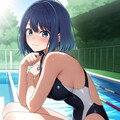 黒川あかね×競泳水着 2枚目