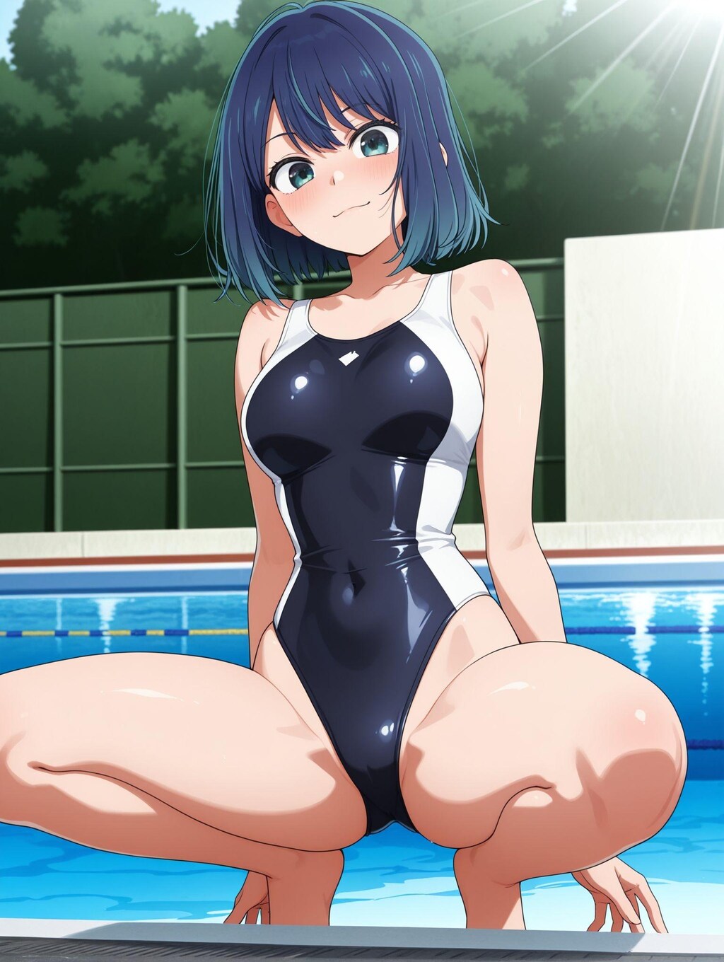 黒川あかね×競泳水着