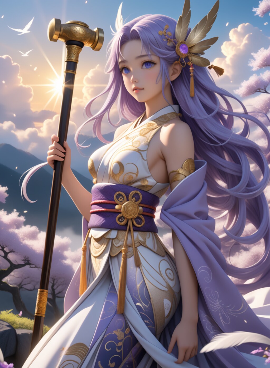 天羽槌雄神（あめのはづちのおのかみ）またの名を建葉槌命（たけはづちのみこと）