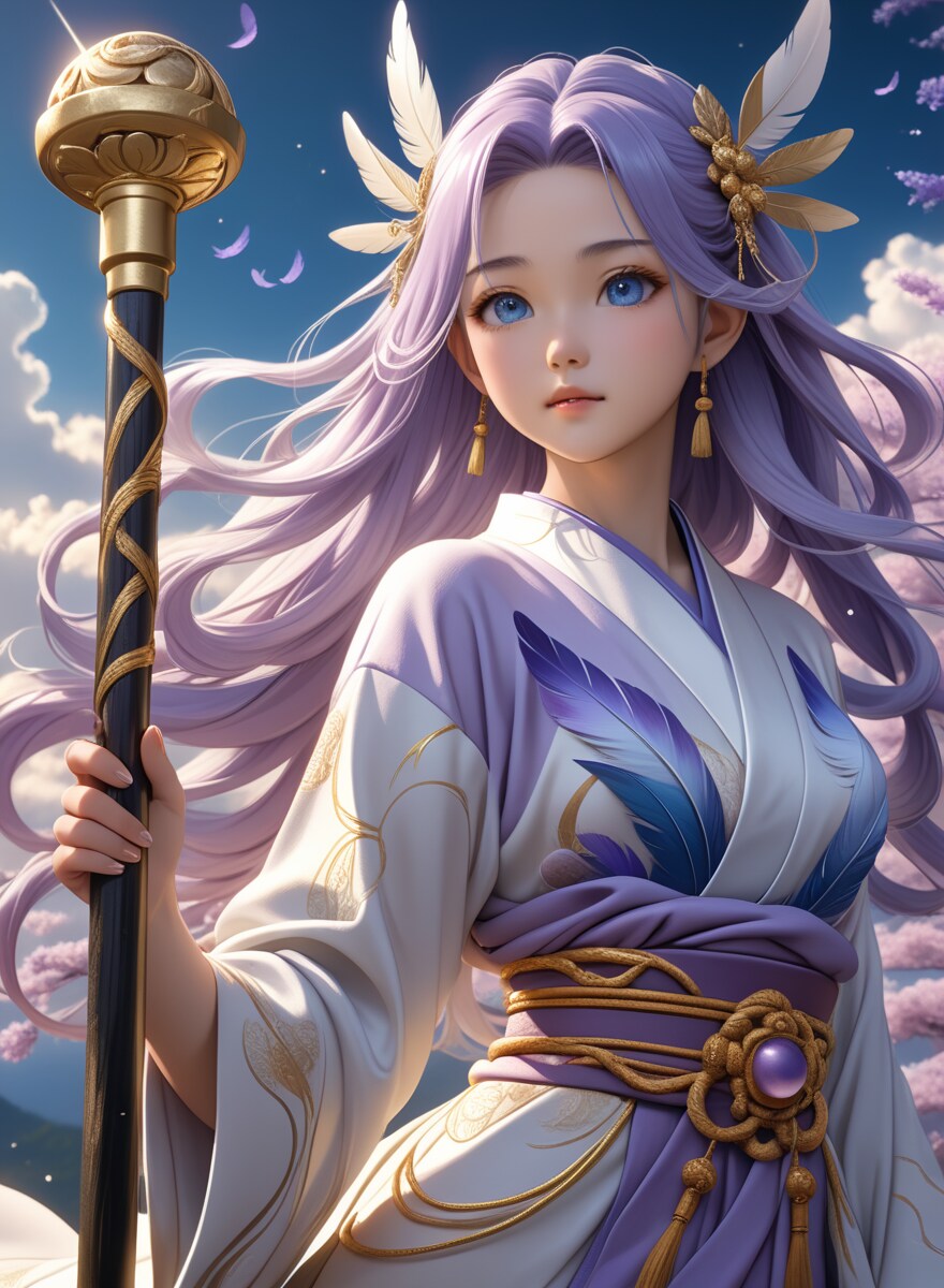 天羽槌雄神（あめのはづちのおのかみ）またの名を建葉槌命（たけはづちのみこと） | の人気AIイラスト・グラビア