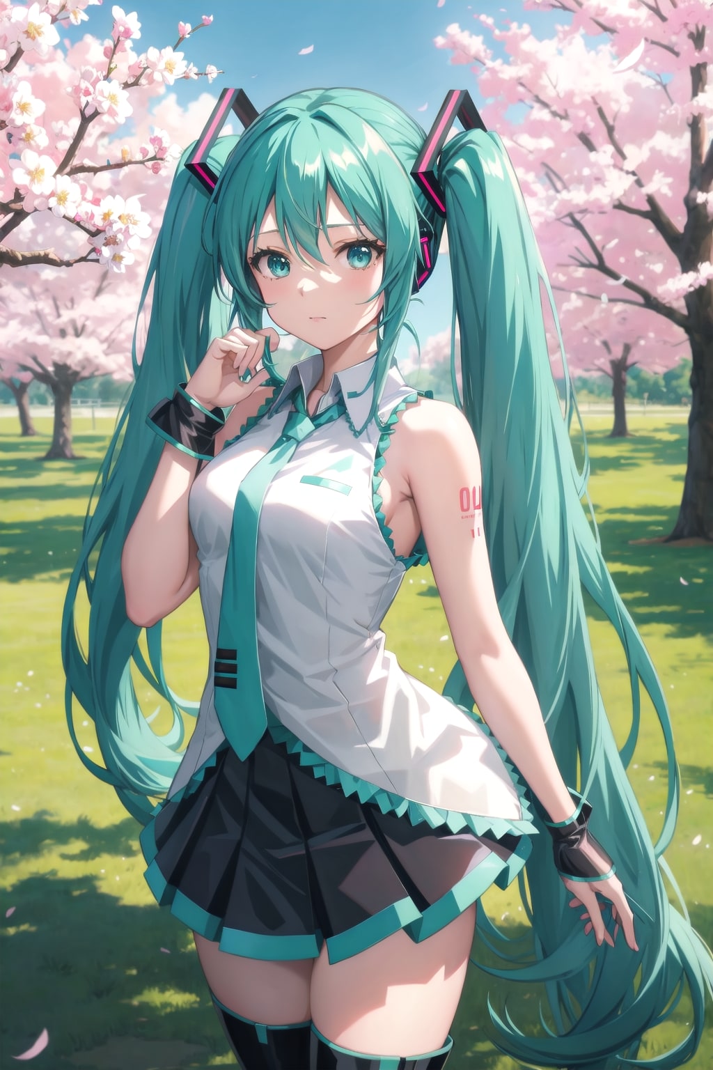 V4B 初音ミク カウボーイショット | の人気AIイラスト・グラビア