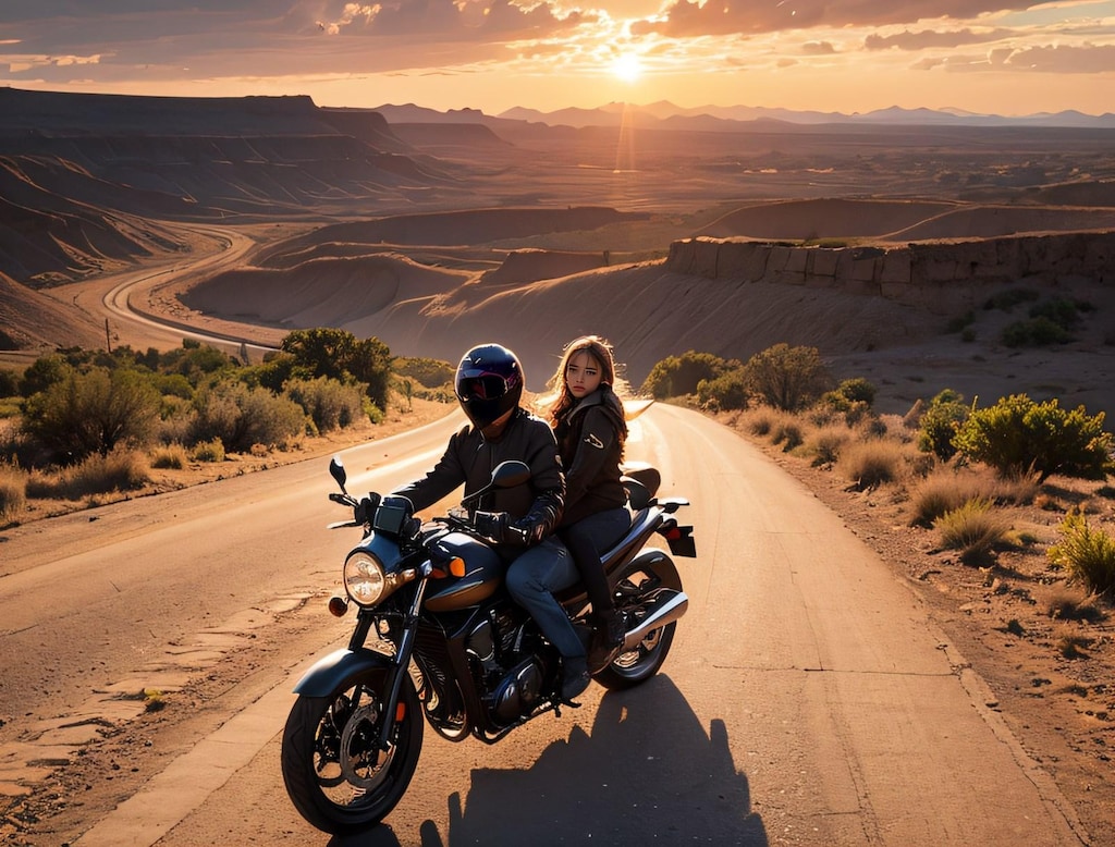 夕日のライダーVlo4