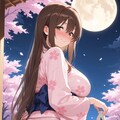 ほろ酔い桜月 2枚目