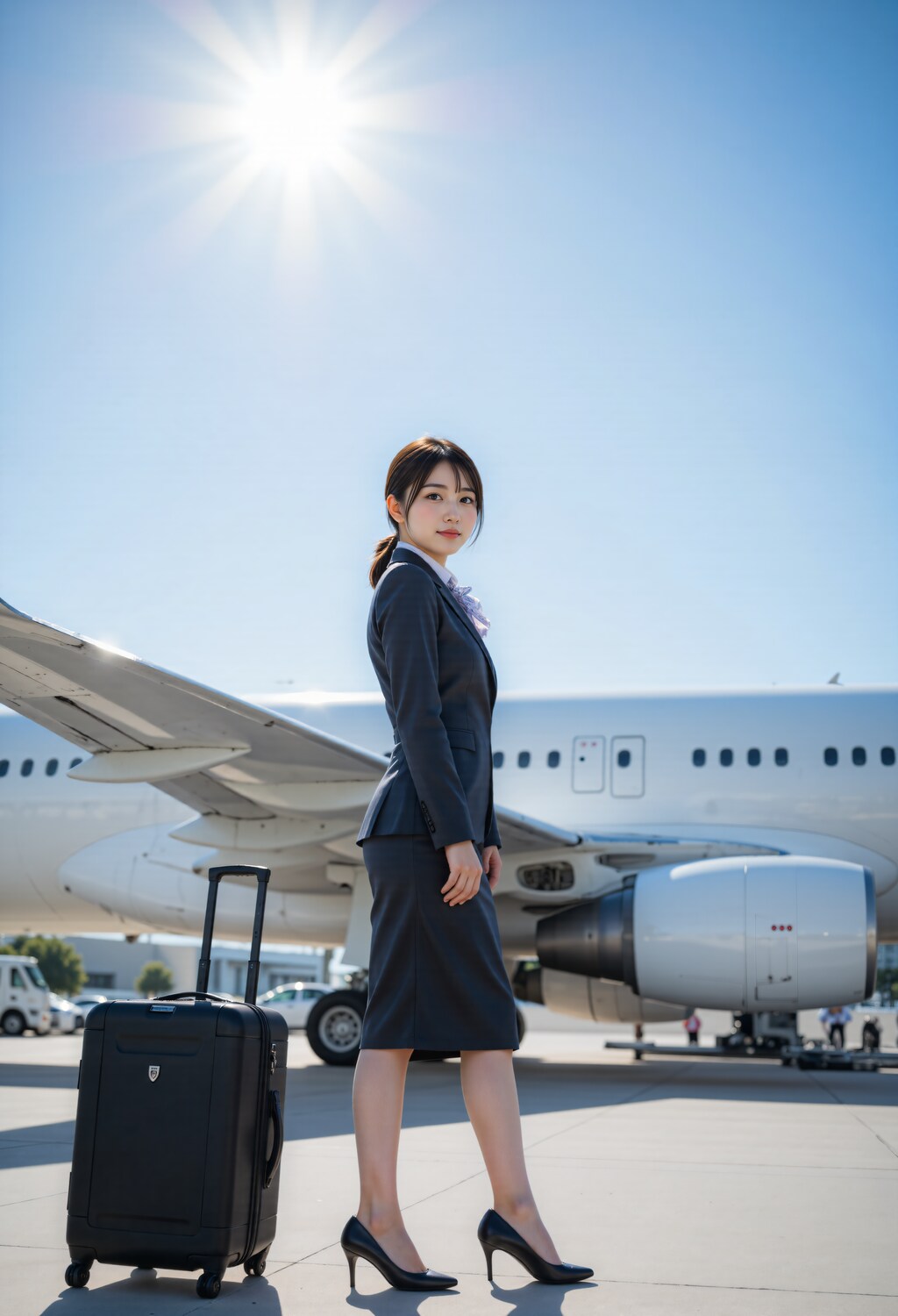 搭乗する客室乗務員 2