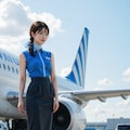 搭乗する客室乗務員 2 2枚目