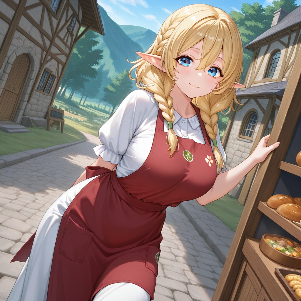 三つ編みエルフ