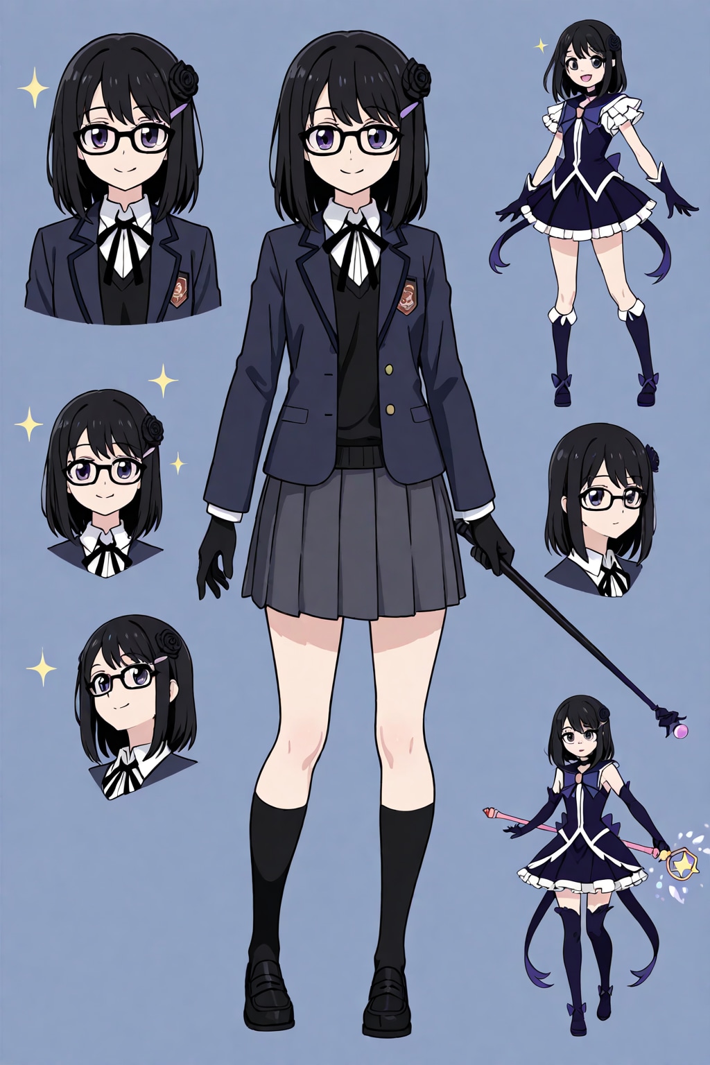 魔法少女変身前後試行錯誤（1人しかいない…）