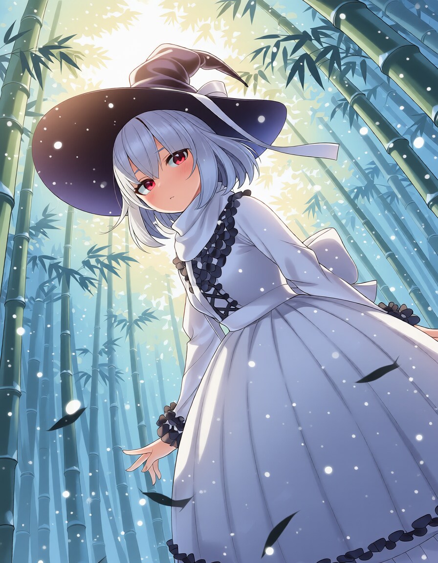 竹林で魔法使いのドレス | の人気AIイラスト・グラビア