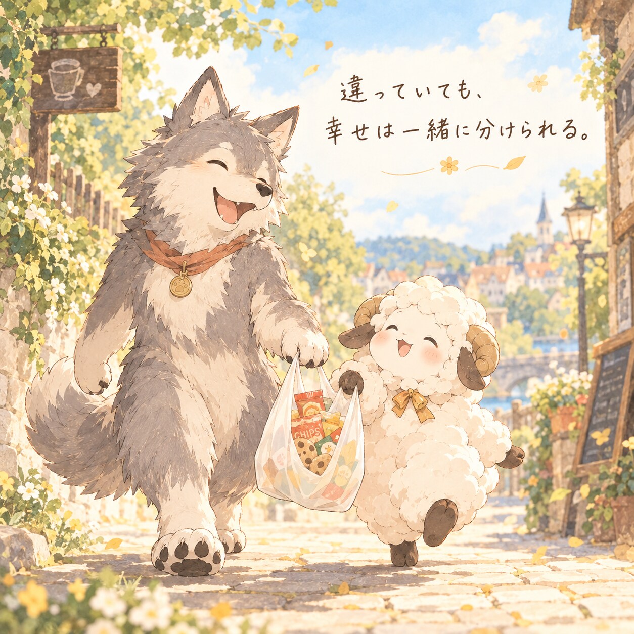 いっしょに持てば、もっと嬉しい | の人気AIイラスト・グラビア