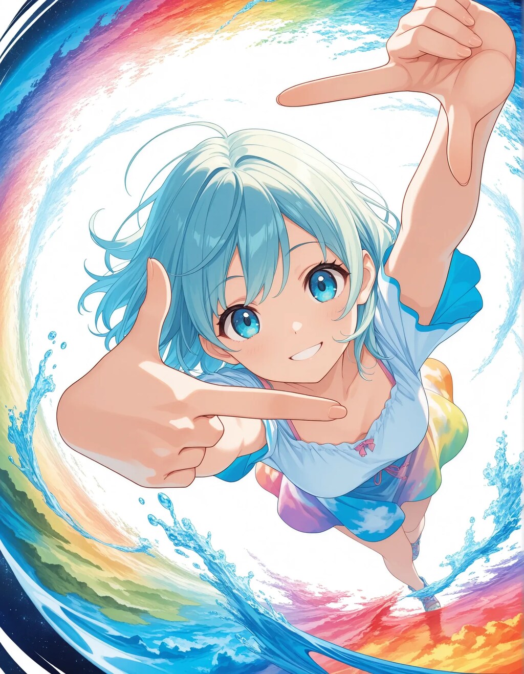 今日も「指フレーム」に挑戦