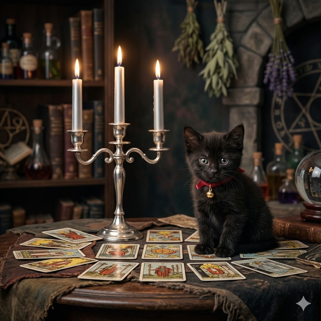 黒猫にゃんこの占い師