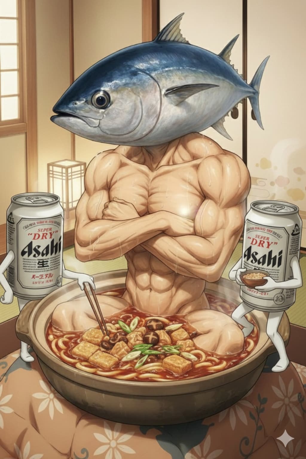 【触発投稿】漢の本気出汁！アグ煮込みうどん！