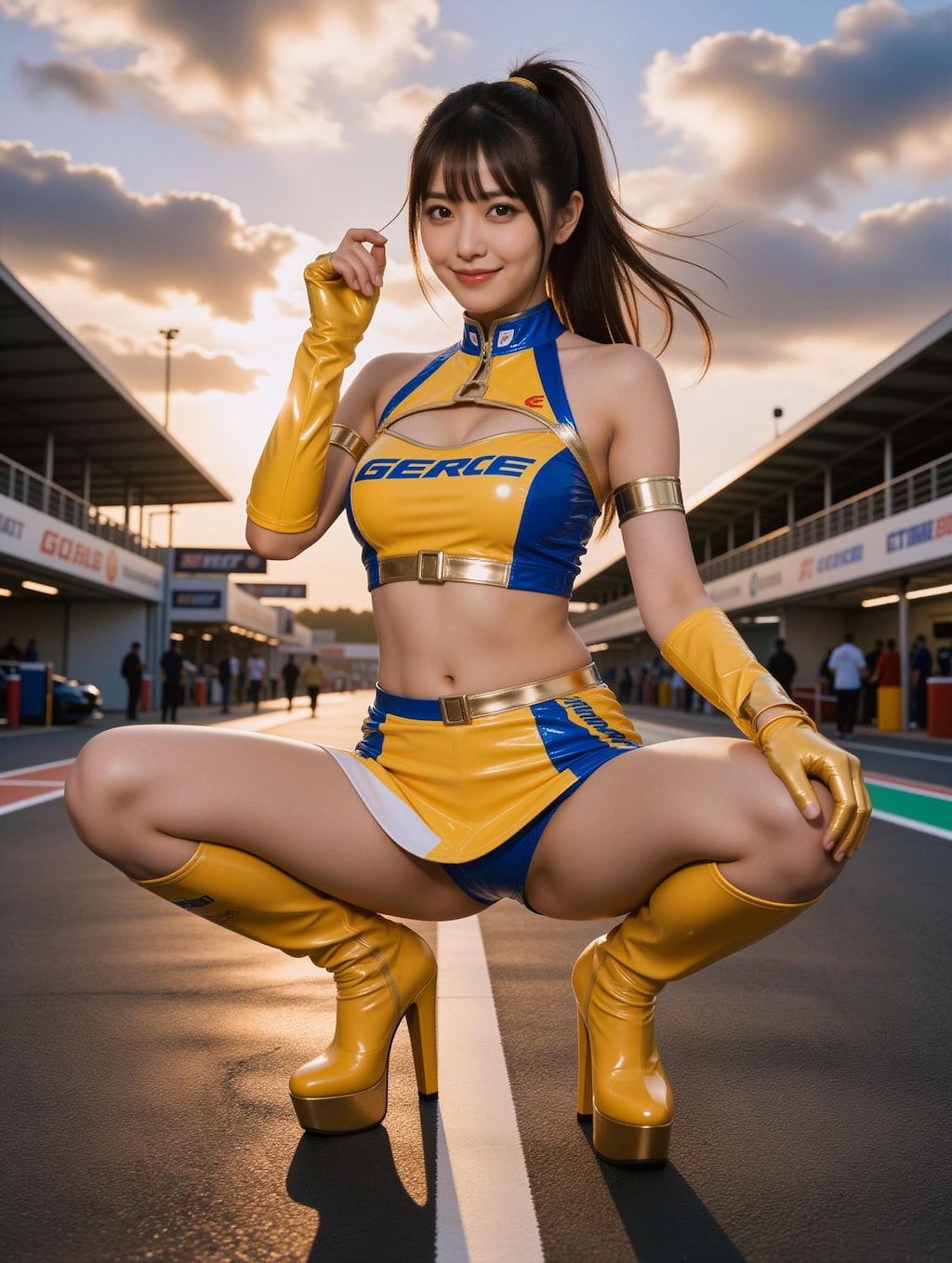 夕暮れのレースクイーンZIT版