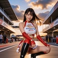 夕暮れのレースクイーンZIT版 3枚目