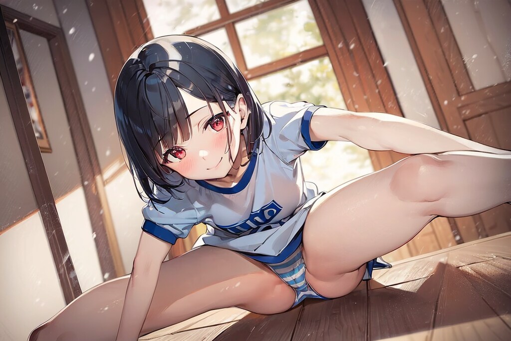 キミも一緒にストレッチを…へ？パンツ？ってどういう……！？