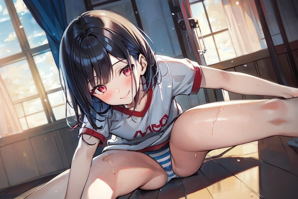 キミも一緒にストレッチを…へ？パンツ？ってどういう……！？