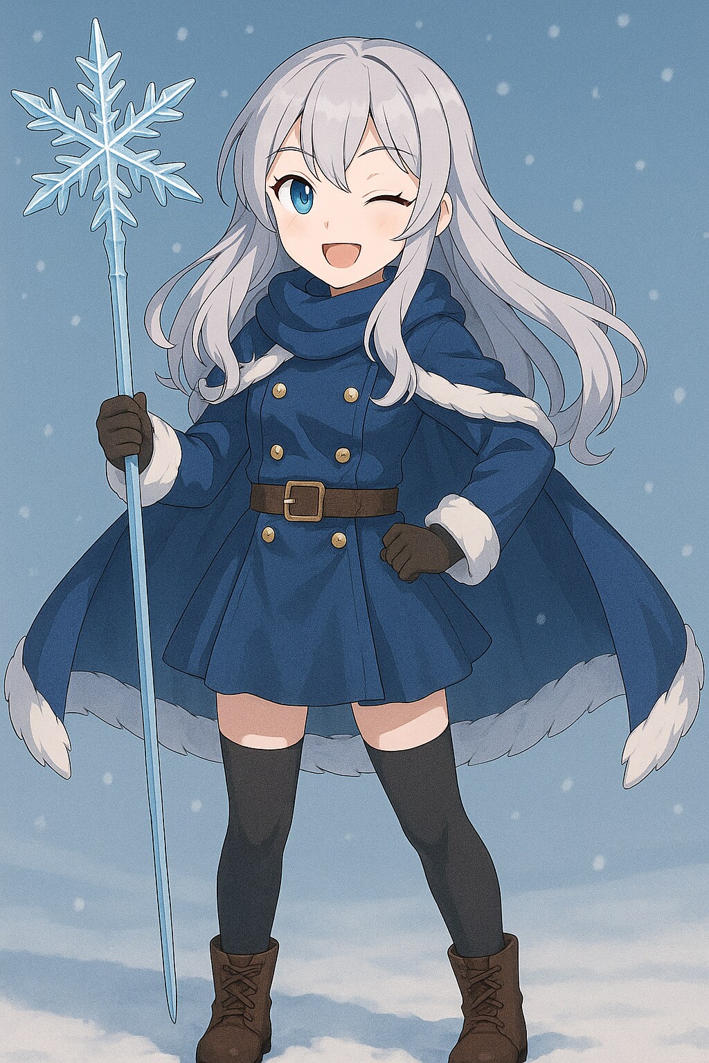 ウィンクひとつで吹雪召喚❤