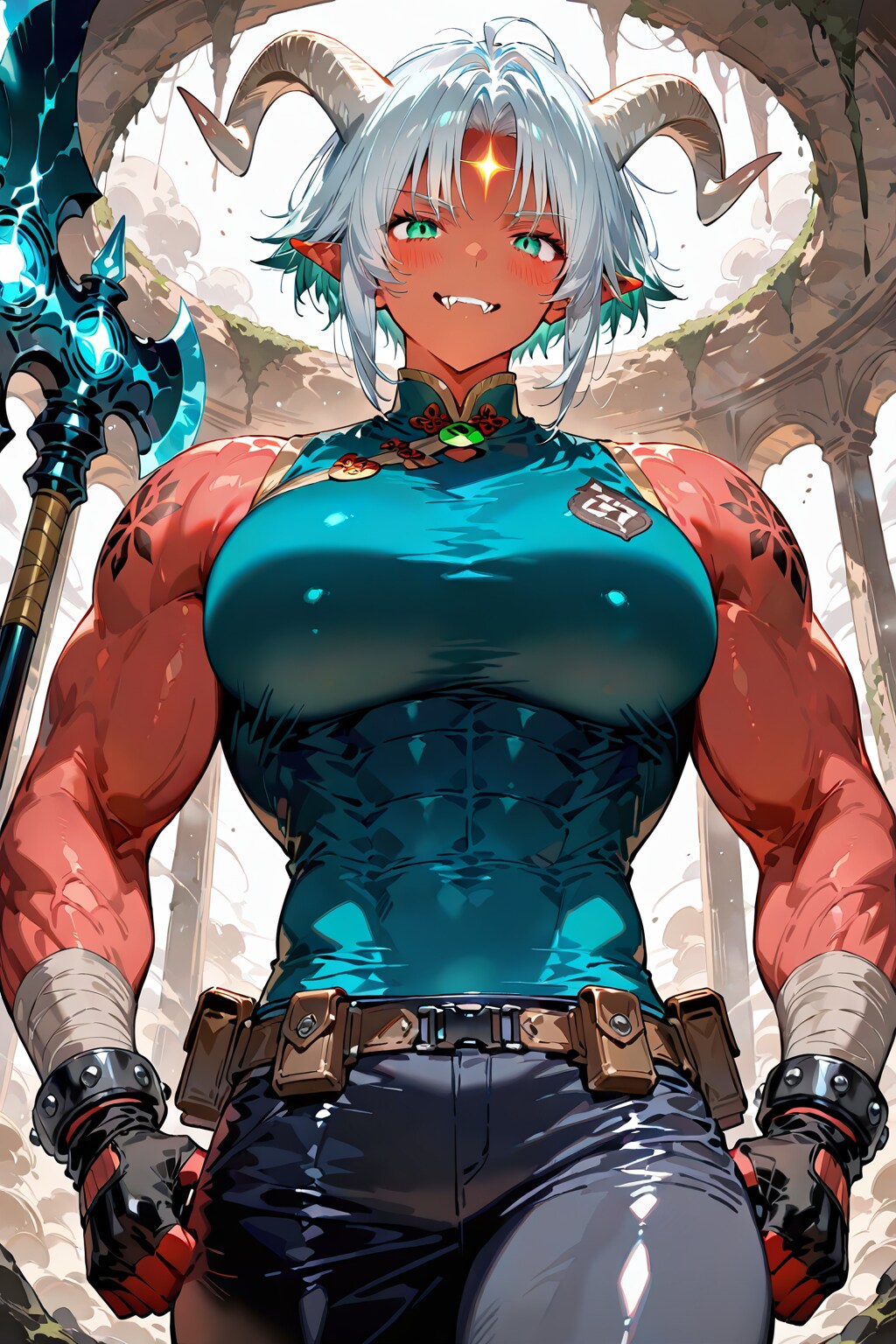 🔧 ドラゴニア・フロンティア R&D工房長：オークの「鍛冶師」フレイヤ