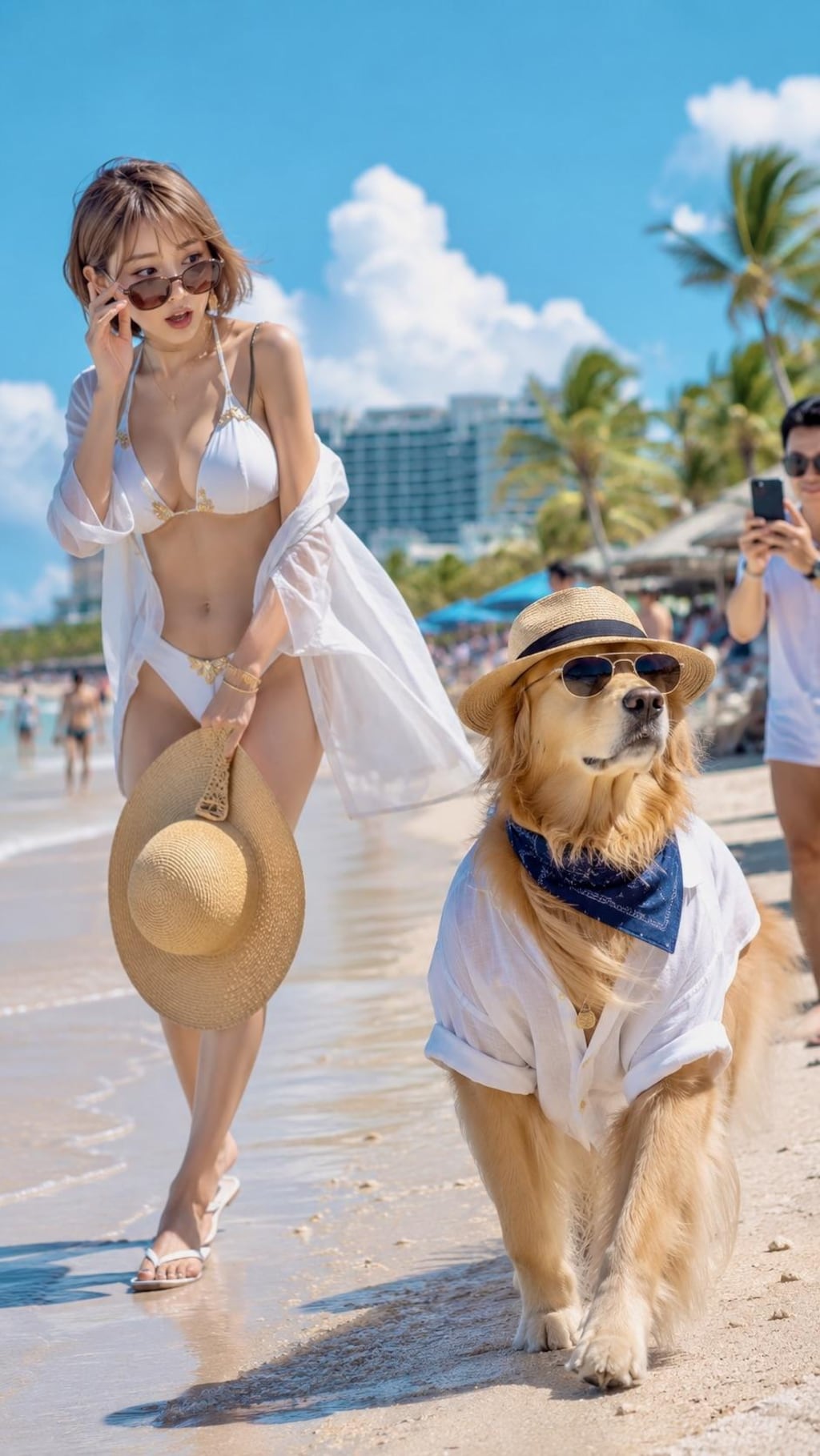 オシャレな犬