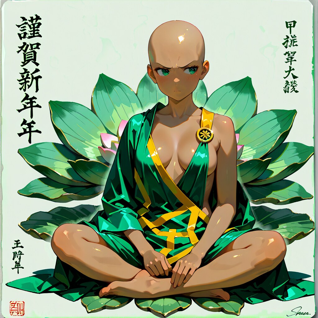 和尚和 2 (一部髪有り)