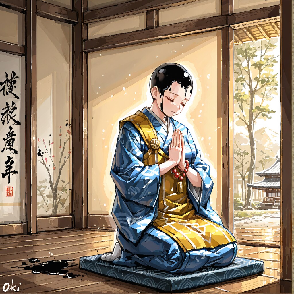 和尚和 2 (一部髪有り)